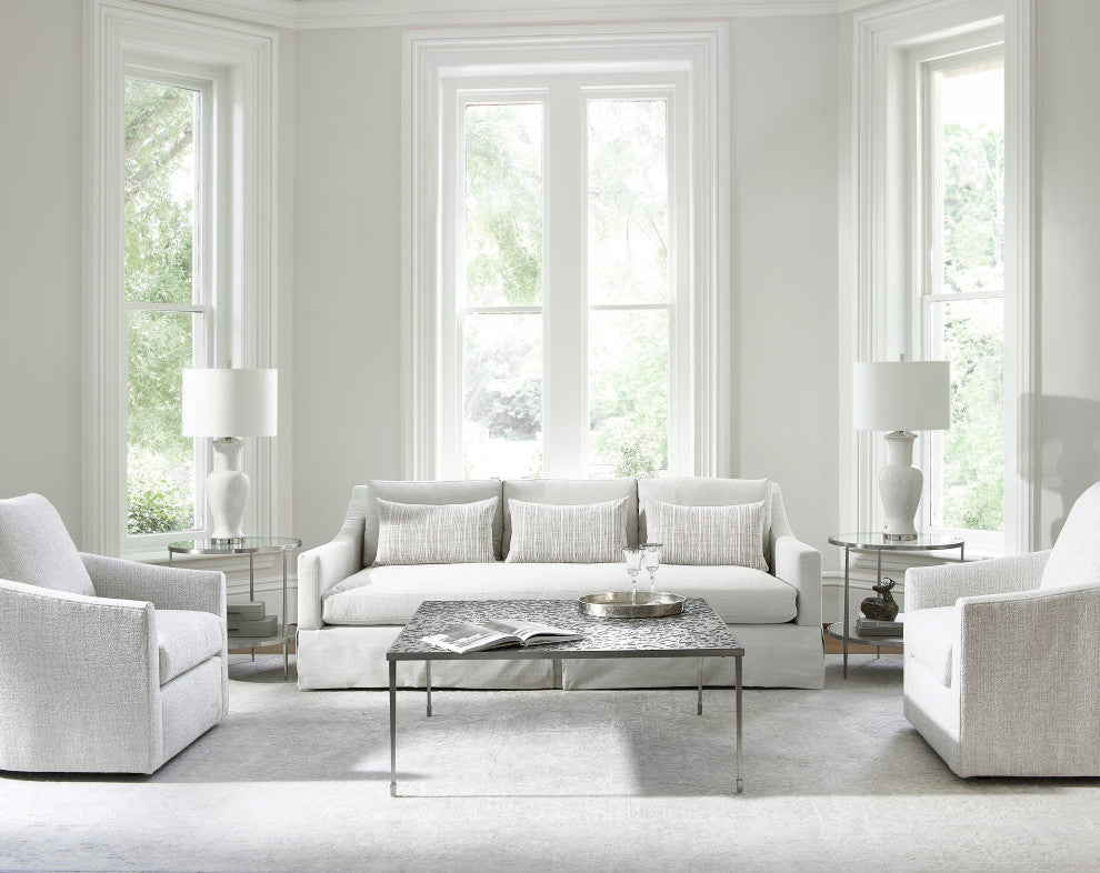 Bernhardt Astoria Fabric Swivel Chair