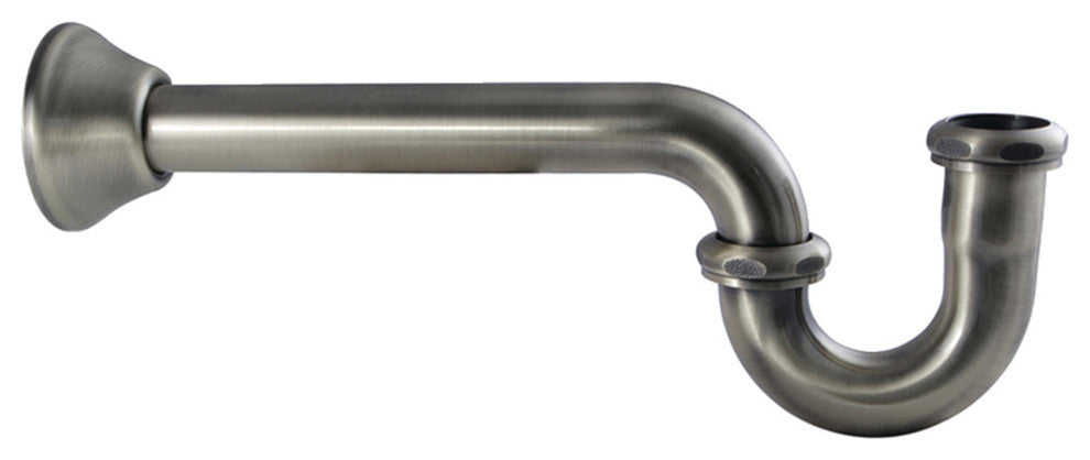 Kingston Brass 1-1/4" Decor P-Trap, Antique Brass