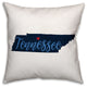 Tennessee State Pride Nashville Love Outdoor Throw Pillow