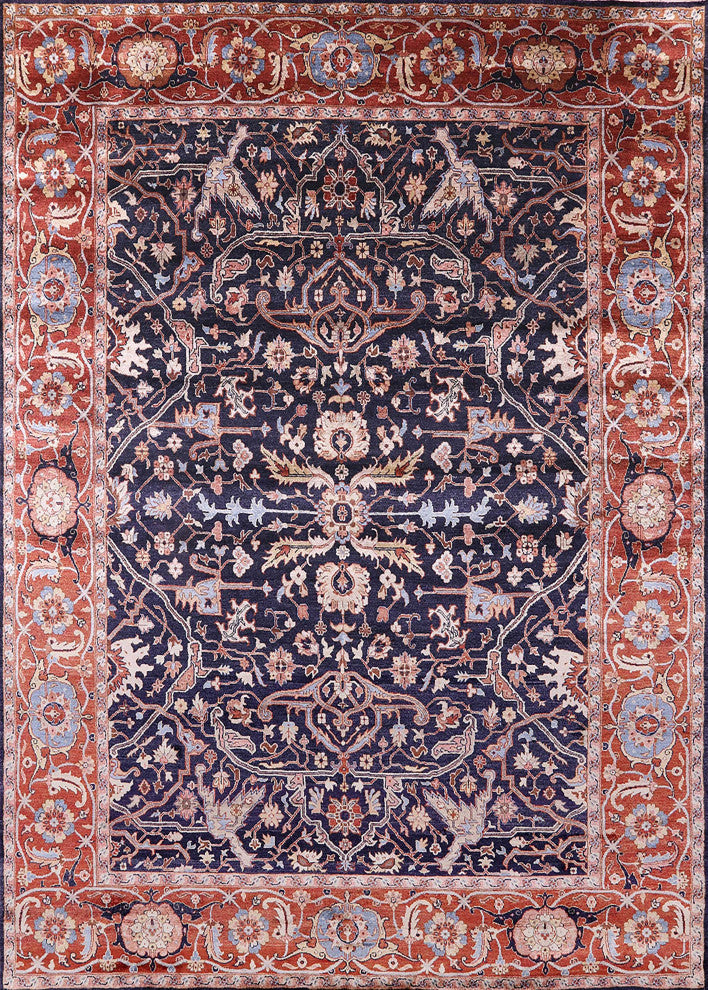 Ahgly Company Indoor Rectangle Mid-Century Modern Area Rugs, 2' x 4'