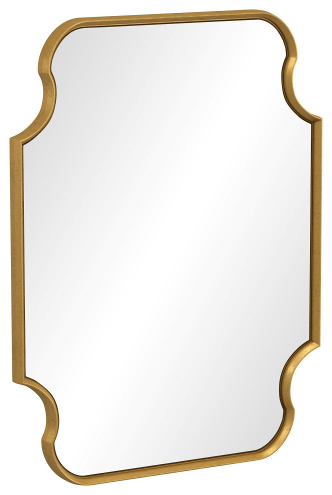 Lyenda Wall Mirror - Gold Leaf