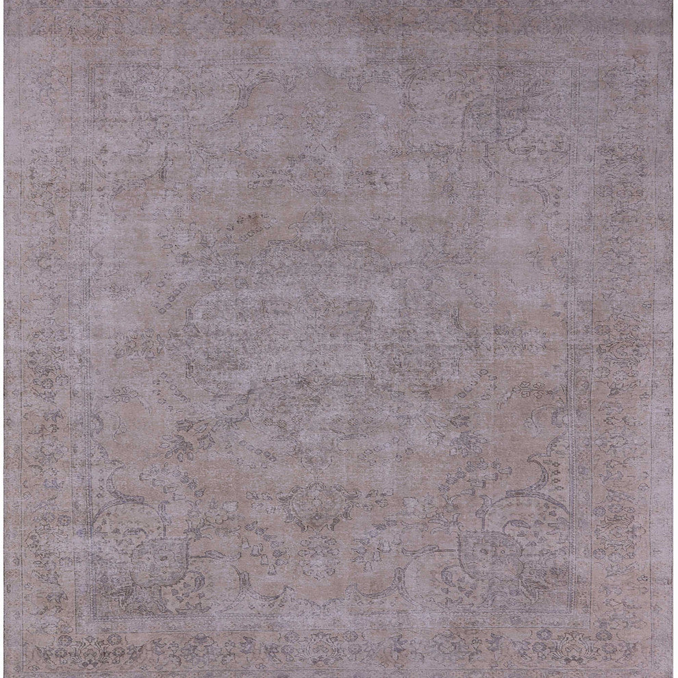 Ahgly Company Indoor Square Mid-Century Modern Area Rugs, 6' Square