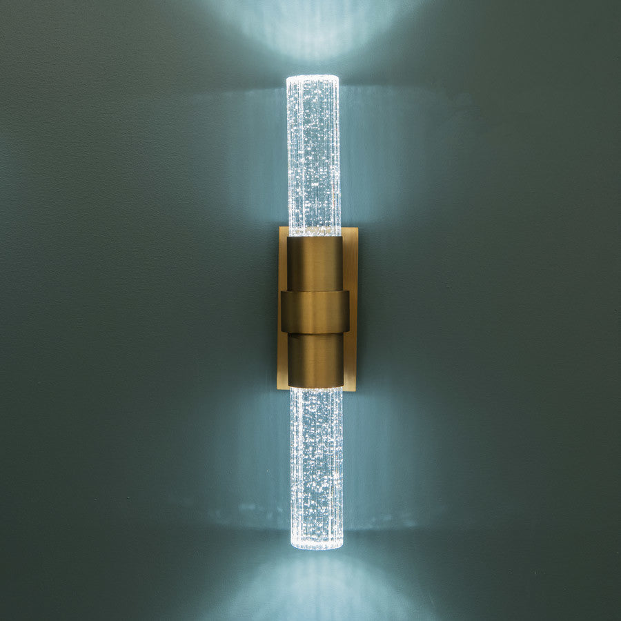 Ceres 18" LED Wall Sconce 3500K, Aged Brass