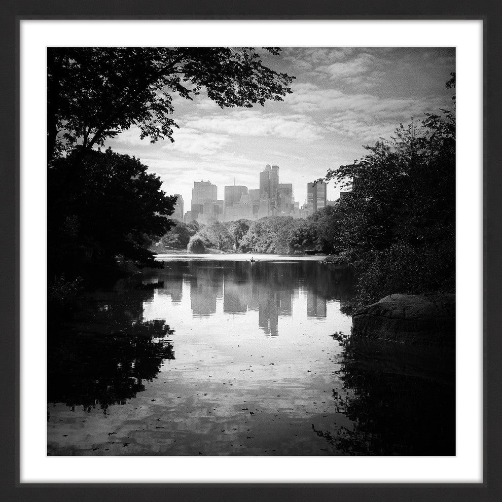 "Central Park" Framed Painting Print, 12"x12"