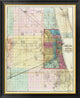 "Map of Chicago and Environs, 1869"  by Rufus Blanchard, 33x40"