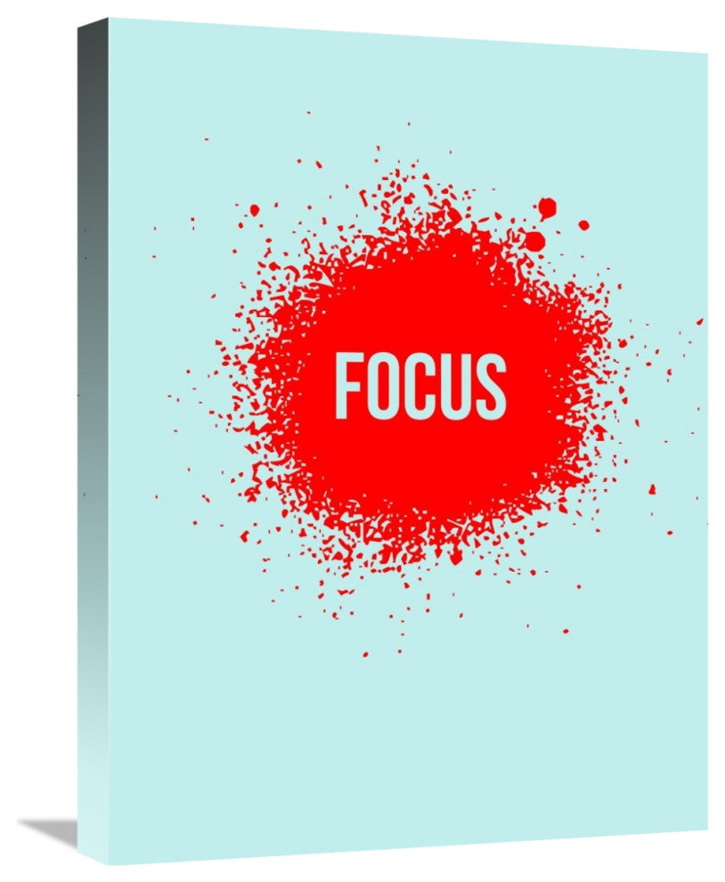 "Focus Splatter Poster 2" Fine Art Print