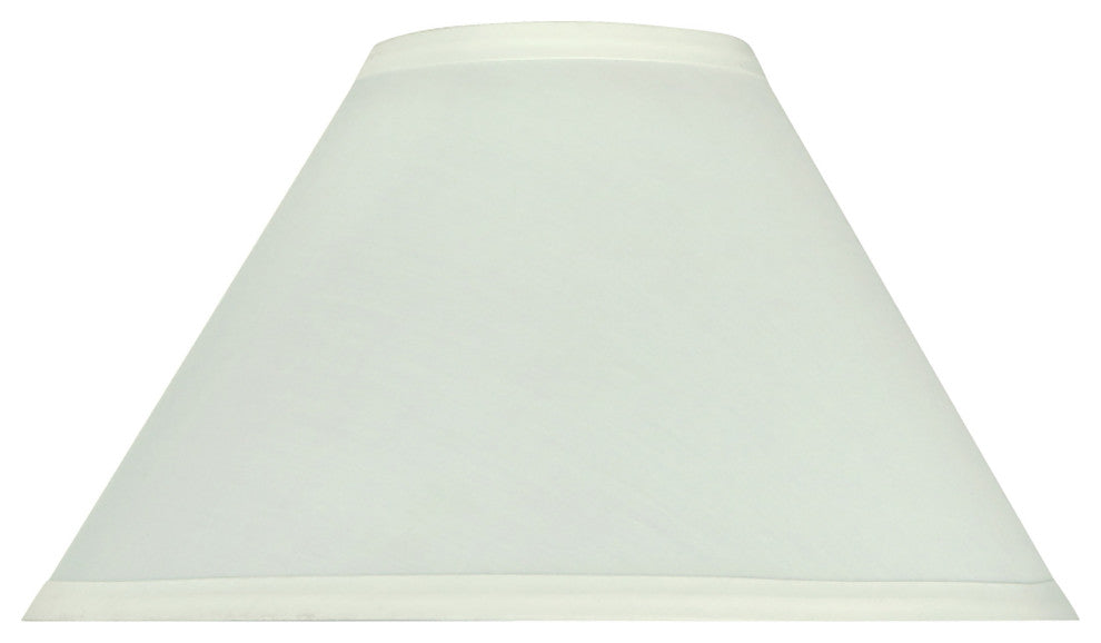 58701 Hardback Empire Shape UNO Lamp Shade, Off White 4"x11"x7"