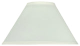 58701 Hardback Empire Shape UNO Lamp Shade, Off White 4"x11"x7"