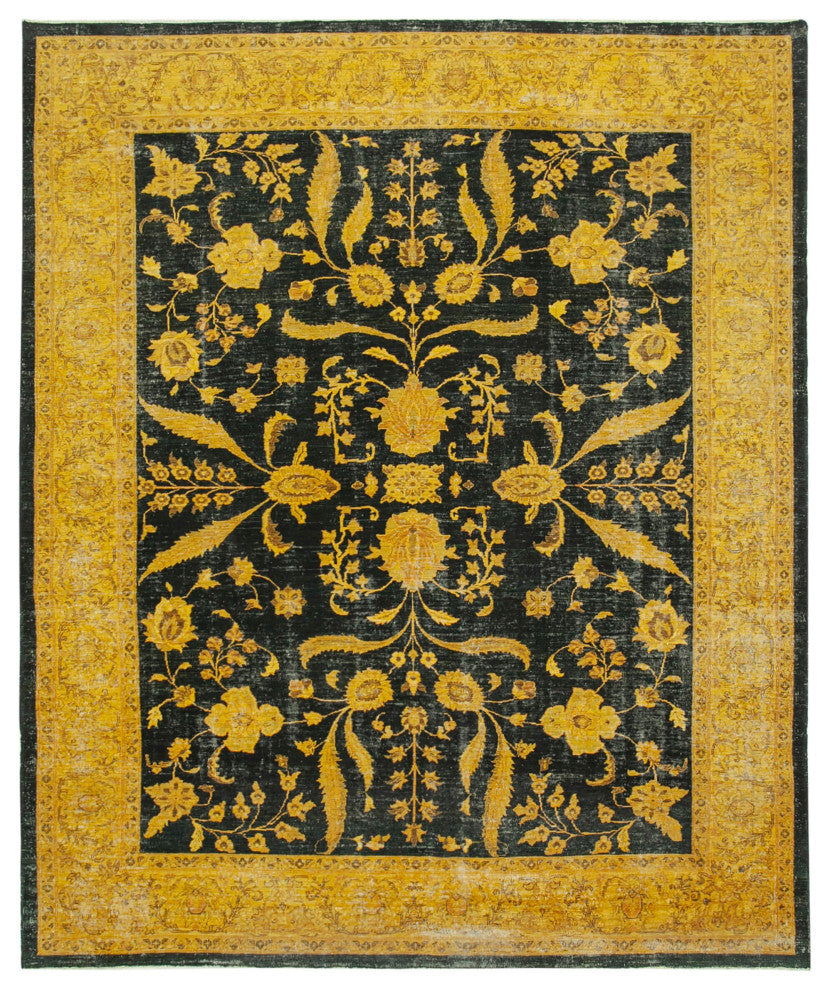 Rug N Carpet - Handwoven Oriental 9' 5" x 11' 5" Decorative Oushak Area Rug