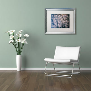 Philippe Hugonnard 'Terracotta I' Art, Silver Frame, White Matte, 14"x11"