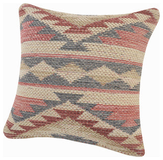Eclectic Multicolored Southwestern Throw Pillow