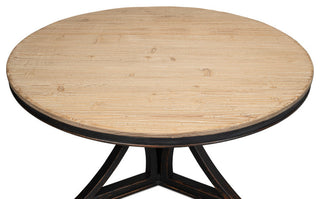 Flying Buttress Dining Table Antique Black