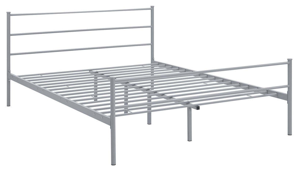 Gray Alina Full Platform Bed Frame