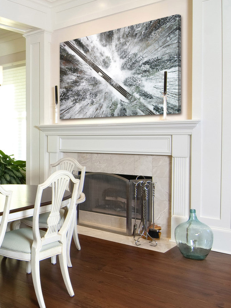 "Icy Forest" Print on Canvas by Karolis Janulis
