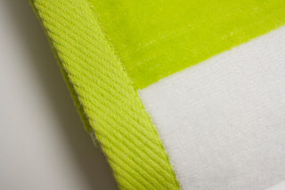 Tropical Cabana 100% Cotton Beach Towel, Lime