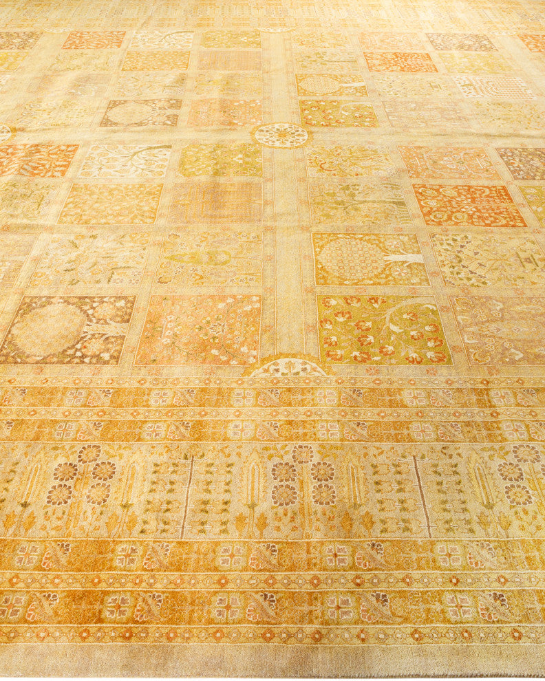 Mogul, One-of-a-Kind Handmade Area Rug Ivory, 18' 2" x 12' 4"