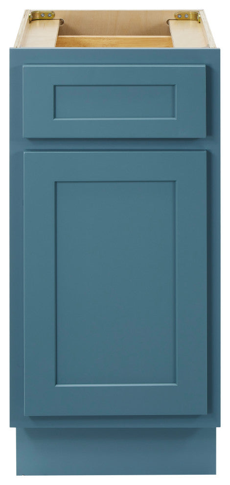 15" Freestanding Single Base Storage Cabinet With Soft Close Door