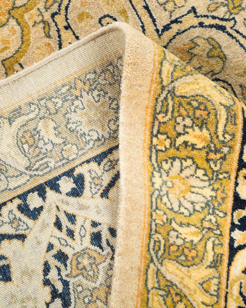 Adeline, One-of-a-Kind Hand-Knotted Area Rug Ivory, 6'1"x9'2"