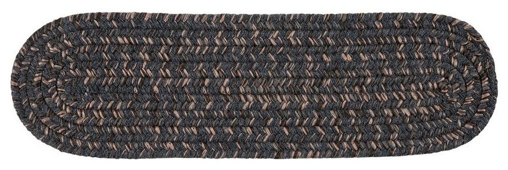 Colonial Mills Hayward HY29 Charcoal Traditional Area Rug, Round 6'x6'