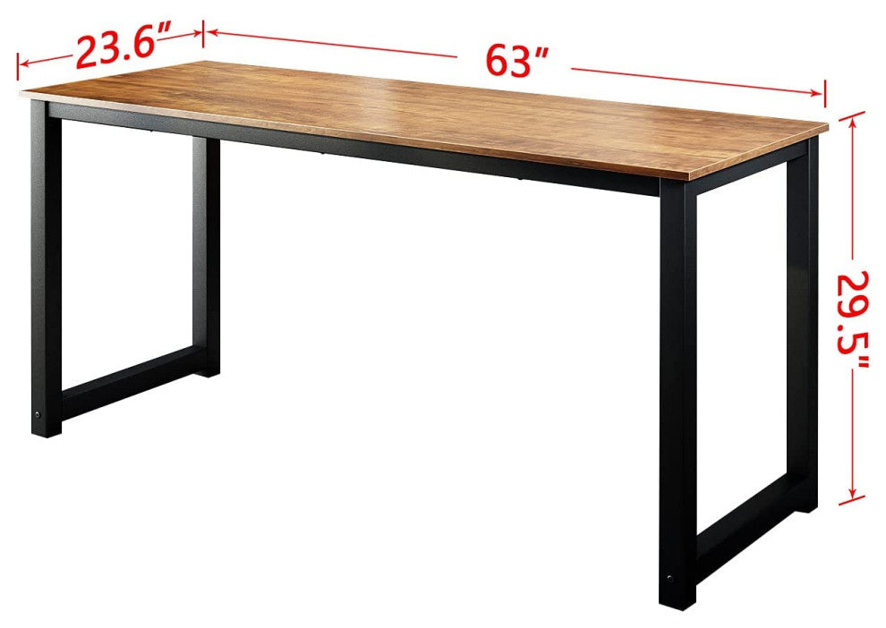 Modern Rectangular Sturdy Office Desk 63"�