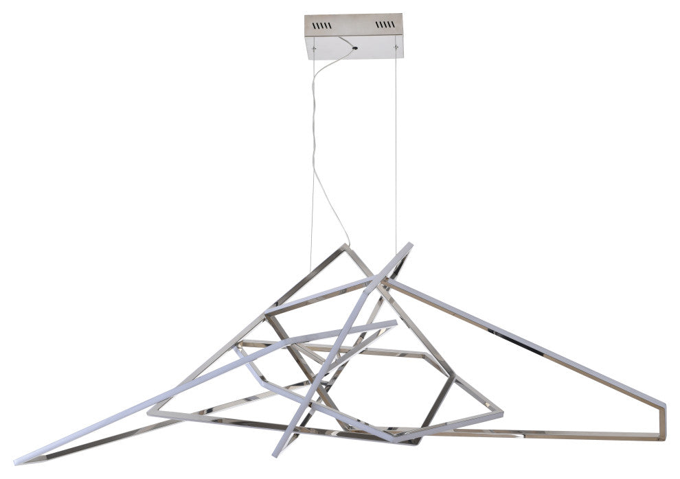 Bethel International FIT33C66CH 25 Light LED Chandelier, Chrome