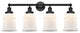 Innovations 616-4W-BK-G181 Canton 4 Light Bath Vanity Light, Matte Black