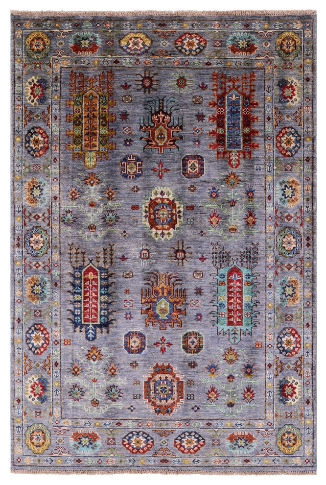 Persian Hand-Knotted Rug 4' 1" X 6' 1" - Q12353