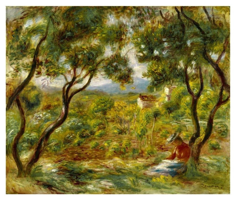 "The Vineyards at Cagnes (Les Vignes a Cagnes), 1908" Paper Art, 32"x27"