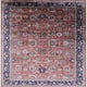 Ahgly Company Indoor Square Mid-Century Modern Area Rugs, 7' Square