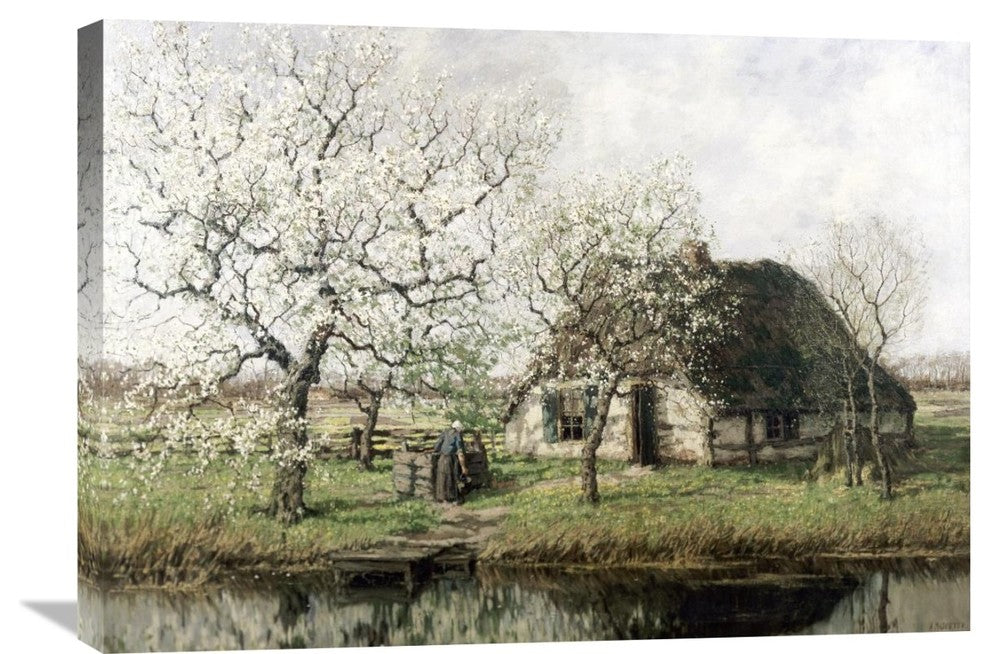 "Cottage By The River" Artwork, 30"x21"