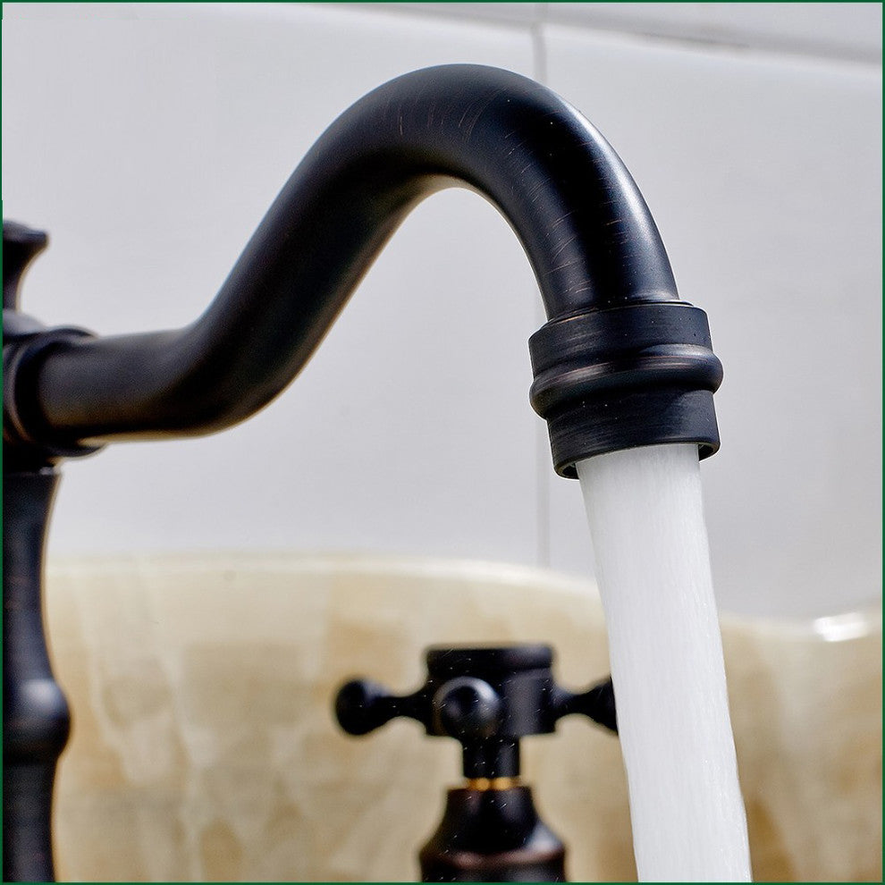 Lyon Oil Rubbed Bronze Bathroom Sink Faucet