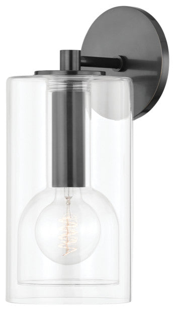 Belinda One Light Wall Sconce, Old Bronze