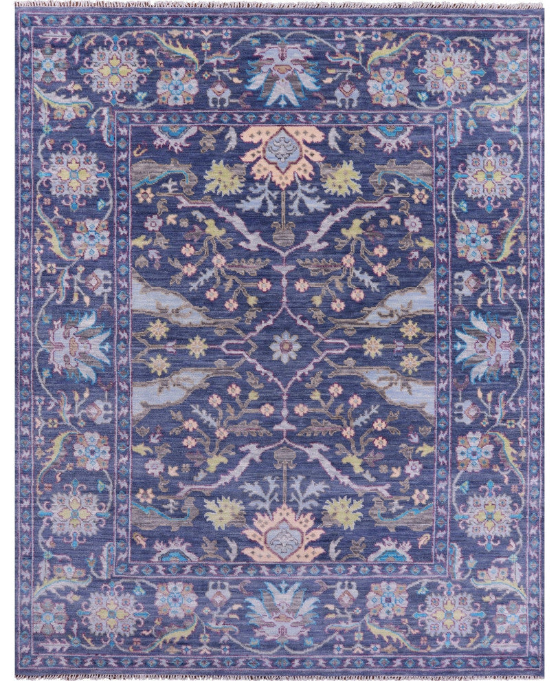 Handmade Turkish Oushak Wool Rug 8' 2" X 10' 2" - Q15857
