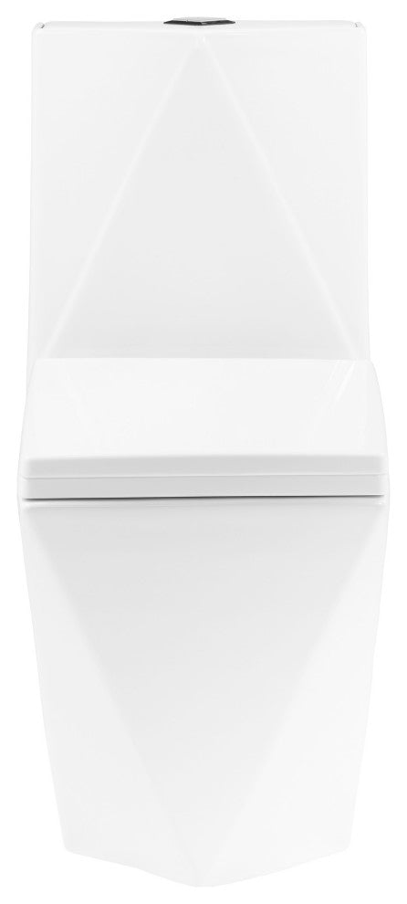 Brusque One-Piece Square Toilet Dual-Flush 1.1/1.6 gpf
