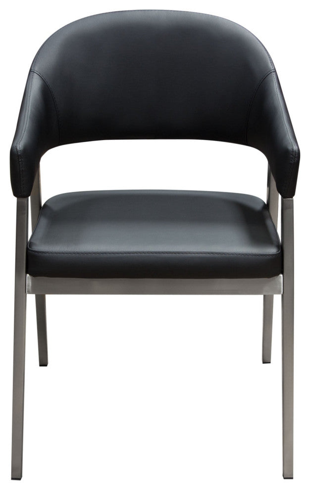 Adele 2 Accent Chairs, Black
