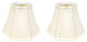 Royal Designs Flare Bottom Outside Corner Scalloped Basic Lamp Shade, Beige, Egg