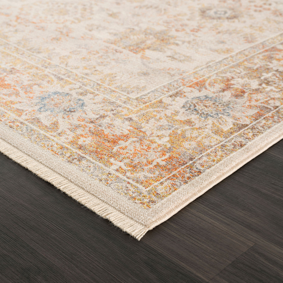 Rustic Oriental Area Rug, 2'' X 6''