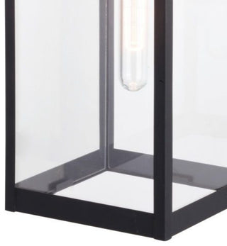 Kinzie 7-in. W Outdoor Wall Light Textured Black