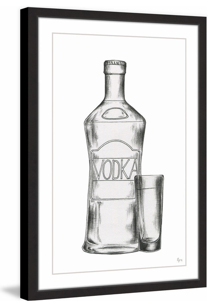 "Vodka" Framed Painting Print, 30"x45"
