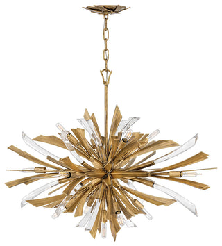 Vida Medium Single Tier Pendant, Burnished Gold
