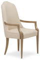Malibu Crest Dining Arm Chair, Set of 2 - Burnished Gold