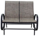 Courtyard Casual Santa Fe 6-Piece Loveseat Glider Set, Reclining Chairs, Java