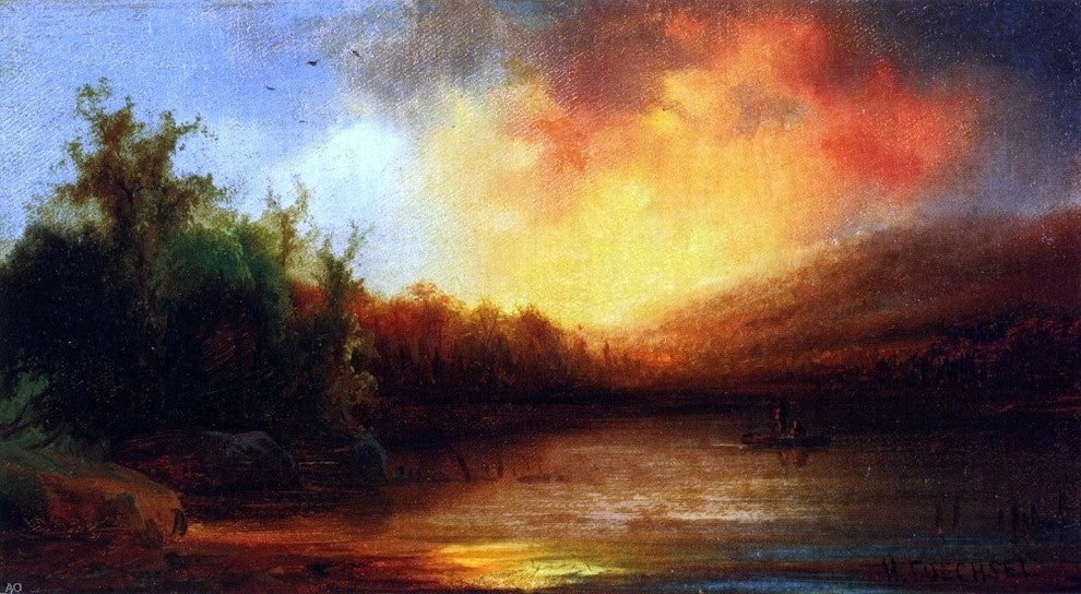 Hermann Fuechsel Lake Scene Wall Decal