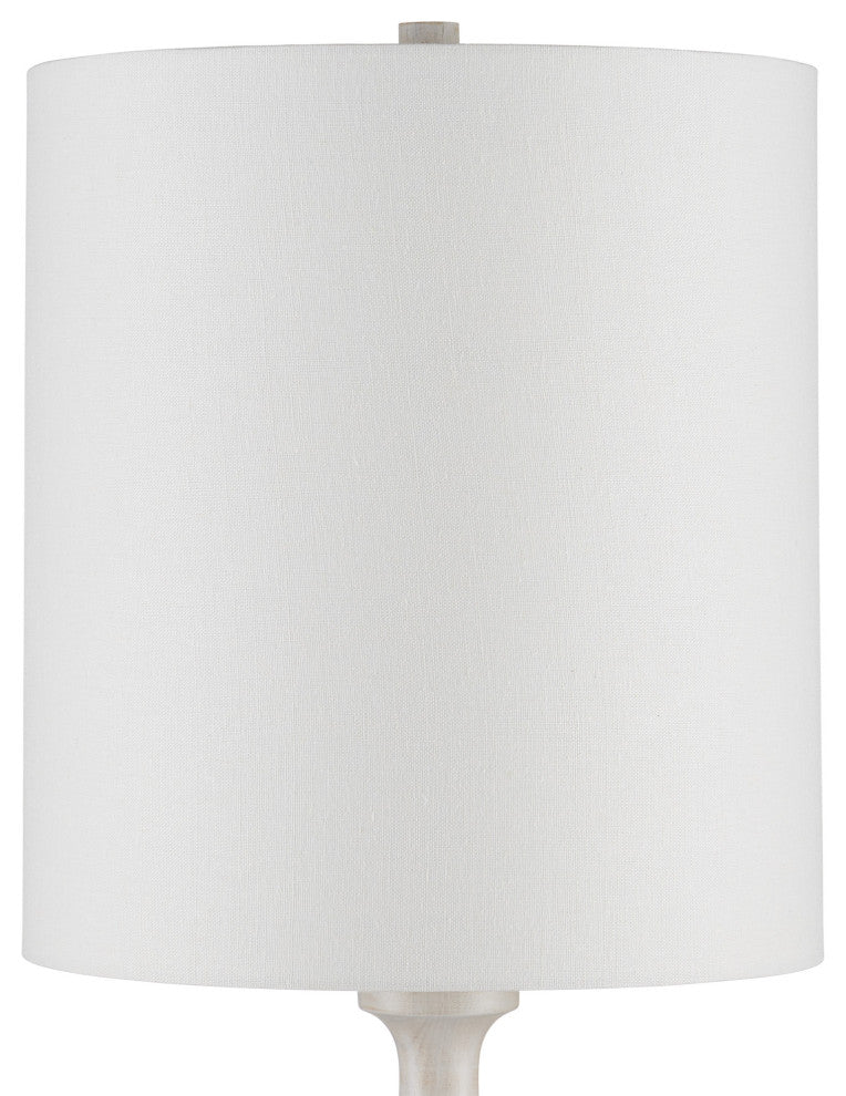 Malayan White Table Lamp