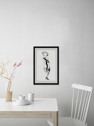 "Sophisticated Lady" Framed Painting Print, 12"x18"