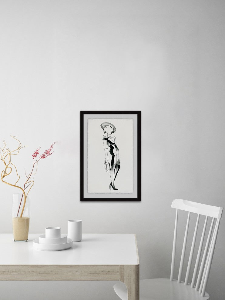 "Sophisticated Lady" Framed Painting Print, 12"x18"