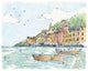"Portofino I" Digital Paper Print by Anne Tavoletti, 30"x24"