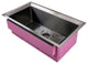Transolid 14 Gauge Super Single Bowl Undermount Stainless Steel Kitchen Sink, Pvd Gun Metal