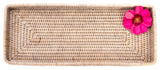 Artifacts Rattan™ Rectangular Vanity Tray, White Wash