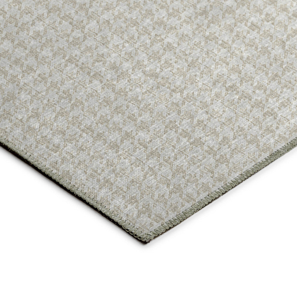 Indoor/Outdoor Hinton HN1 Linen Machine Washable 10' x 10' Rug